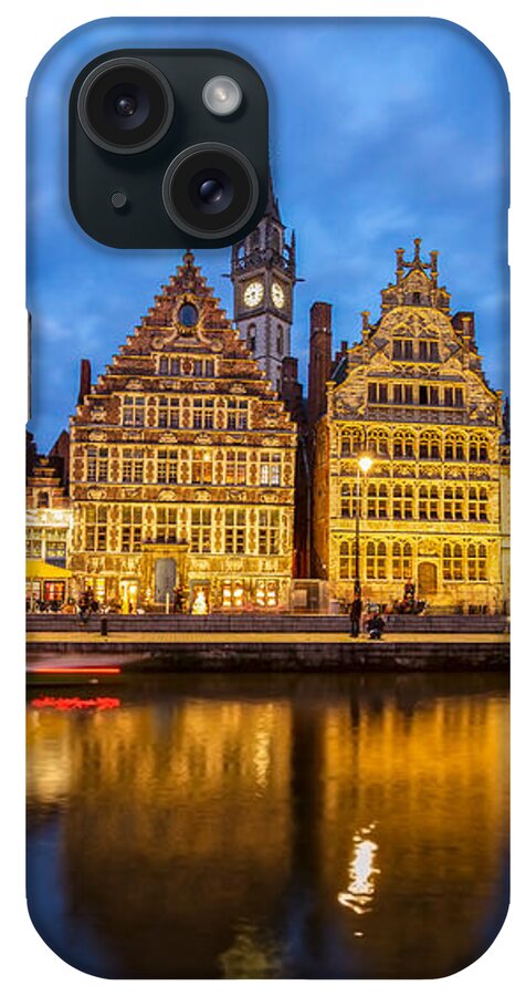 Belgium iPhone Case featuring the photograph Embankment of Ghent by Anastasy Yarmolovich
