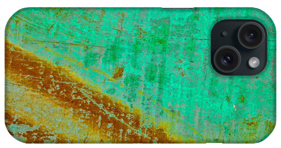 Abstract iPhone Case featuring the photograph Emerald Day by Marilyn Cornwell