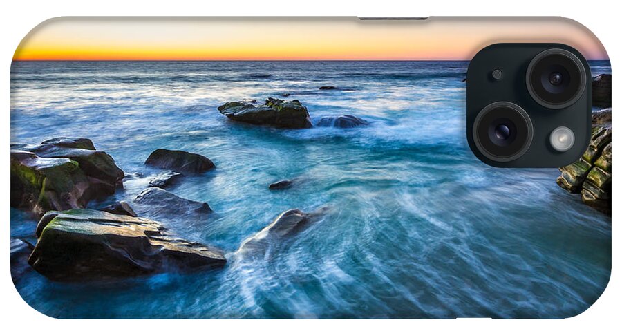 Beach iPhone Case featuring the photograph Emerald Swirl by Peter Tellone