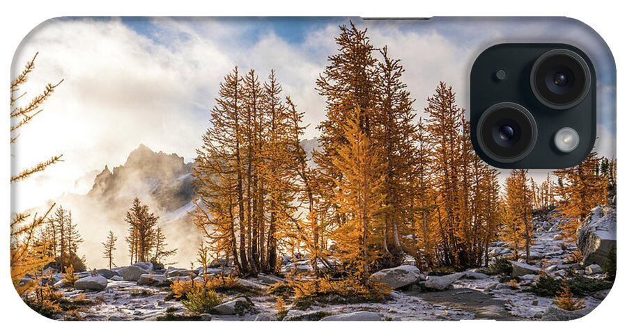 Enchantments iPhone Case featuring the photograph Enchantments Dramatic Fall Beauty by Mike Reid