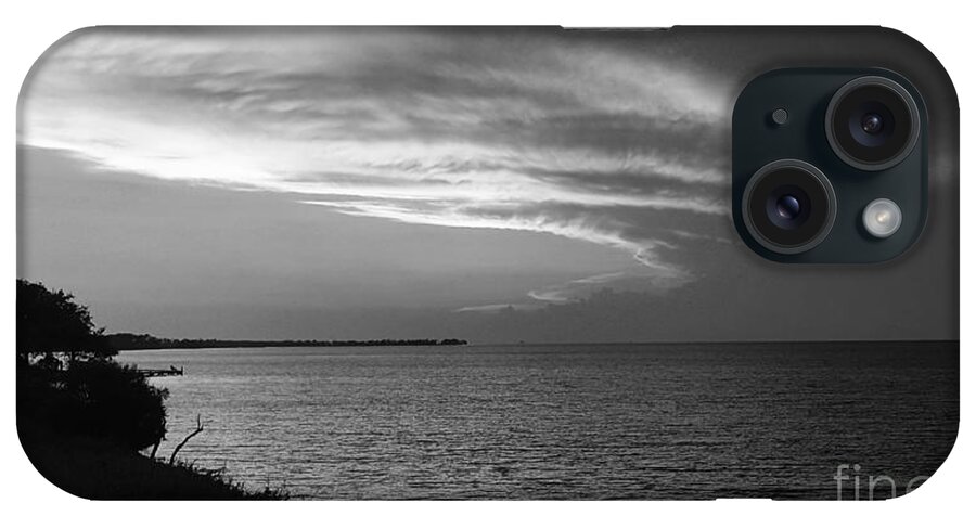 Sunset iPhone Case featuring the photograph Ending The Day On Mobile Bay by Rachel Hannah