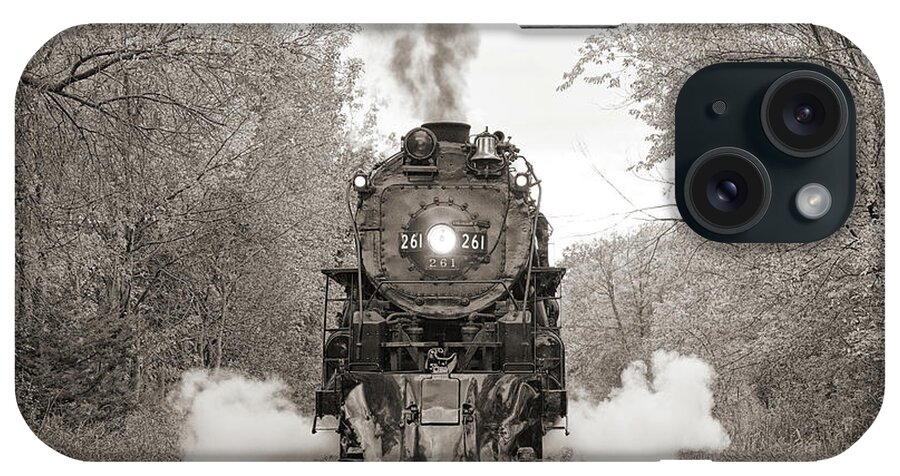 Steam Locomotive iPhone Case featuring the photograph Engine 261 by Steve Lucas