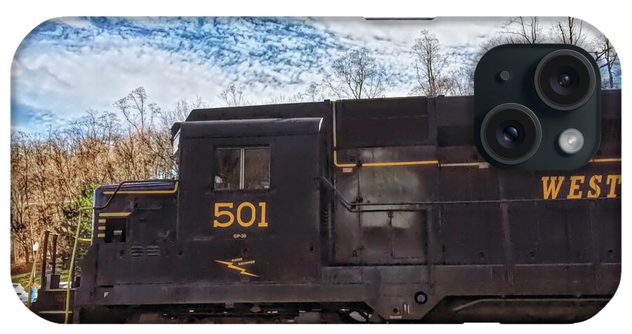 Train iPhone Case featuring the photograph Engine 501 by Chris Montcalmo
