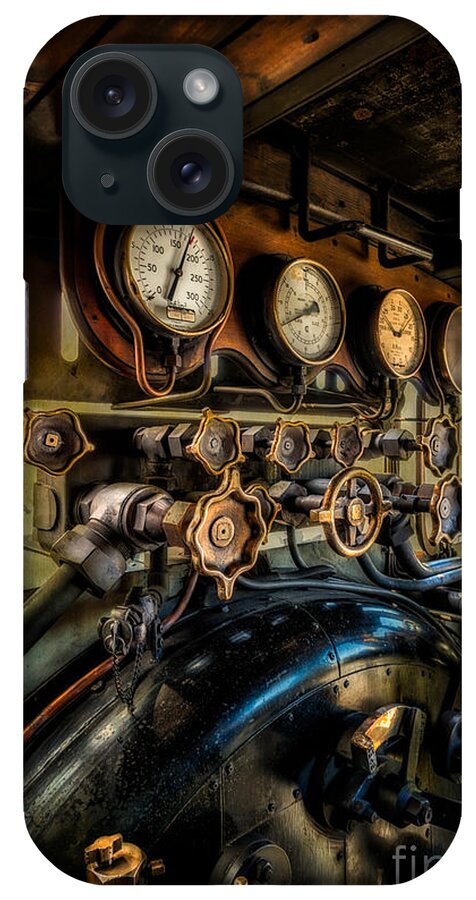 Welsh Highland Railway iPhone Case featuring the photograph Loco Engine Room by Adrian Evans