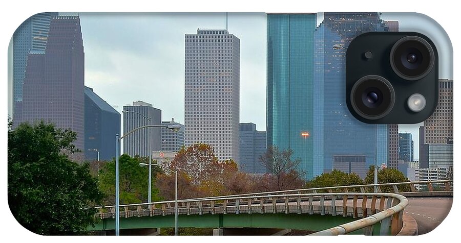 Houston iPhone Case featuring the photograph Entering Houston by Frozen in Time Fine Art Photography