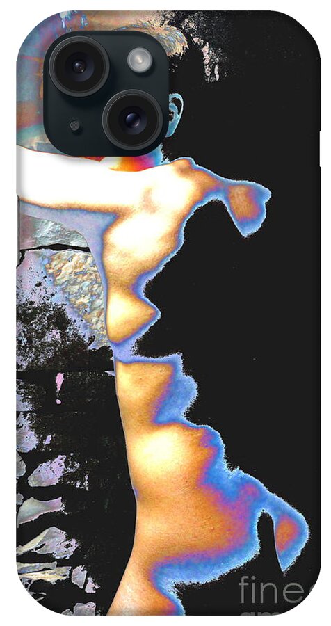 Figure iPhone Case featuring the digital art Entering the Stonewall by Robert D McBain