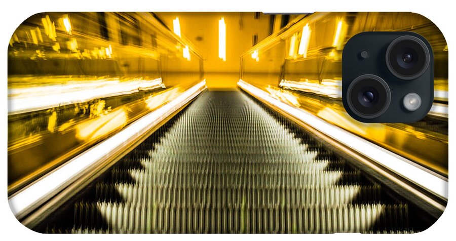 Escalator iPhone Case featuring the photograph Escalator by Stephen Holst
