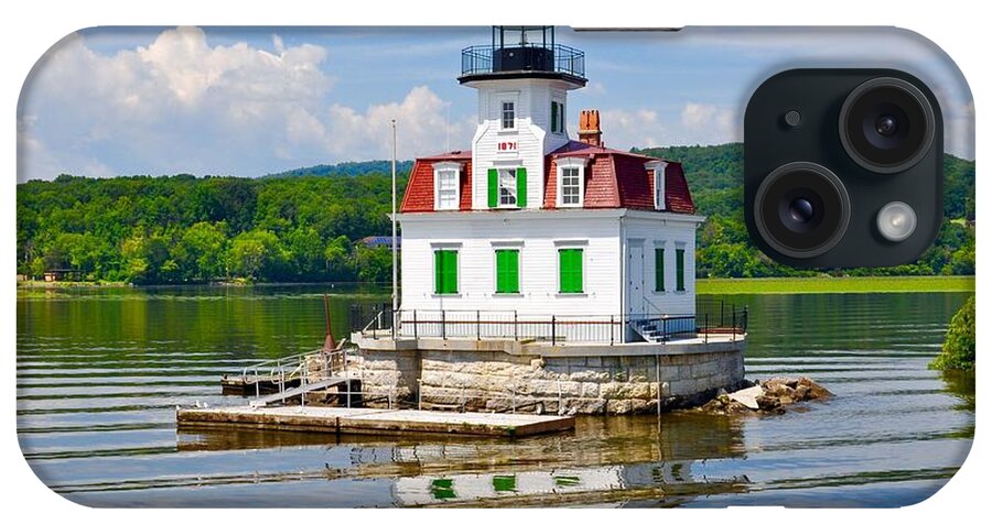 Esopus Meadow Lighthouse iPhone Case featuring the photograph Esopus Meadow Lighhouse by Cornelia DeDona