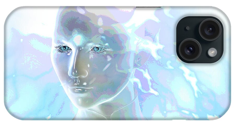 Ethereal iPhone Case featuring the digital art Ethereal Spirit by Shadowlea Is