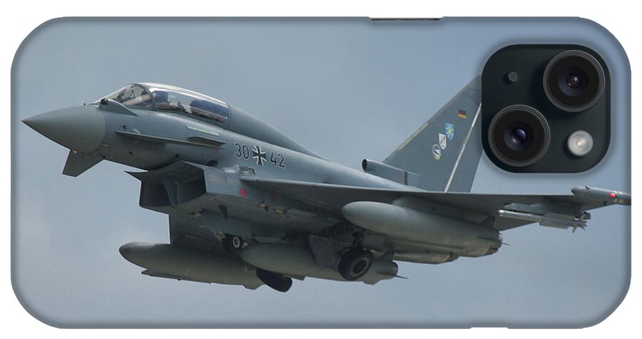 Eurofighter iPhone Case featuring the photograph Eurofighter EF2000 by Tim Beach