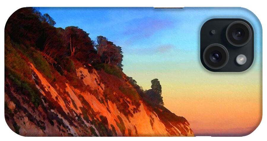 Evening At Arroyo Burro iPhone Case featuring the photograph Evening at Arroyo Burro by Timothy Bulone