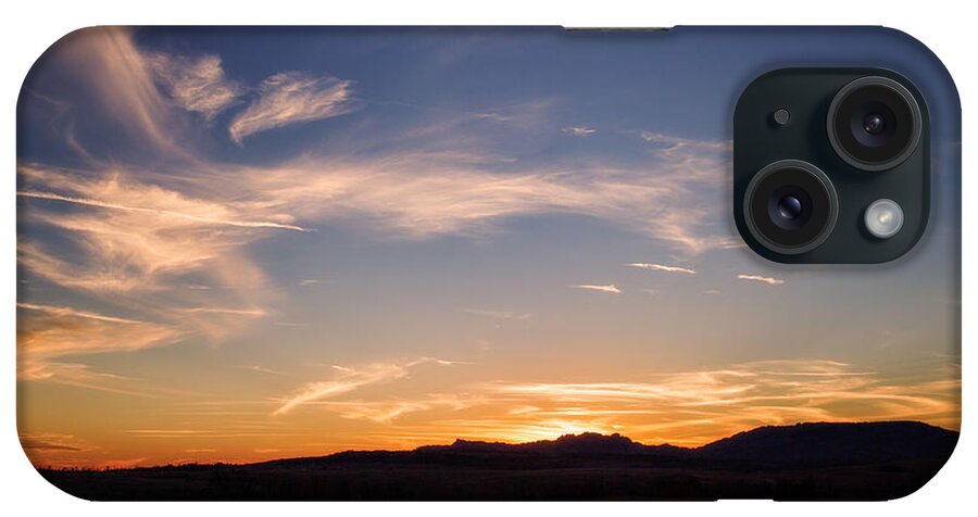 wichita Mountains Wildlife Refuge iPhone Case featuring the photograph Evening Colors by Lana Trussell