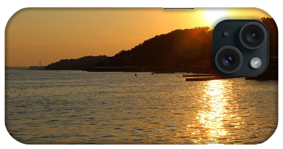 Lake Of The Ozarks iPhone Case featuring the photograph Evening Glow by Fiona Kennard
