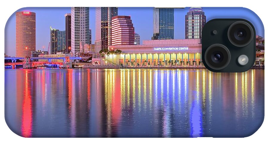 Tampa iPhone Case featuring the photograph Evening Time in Tampa by Frozen in Time Fine Art Photography
