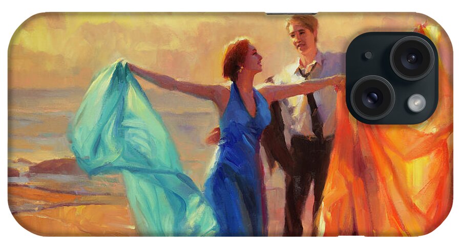 Romance iPhone Case featuring the painting Evening Waltz by Steve Henderson