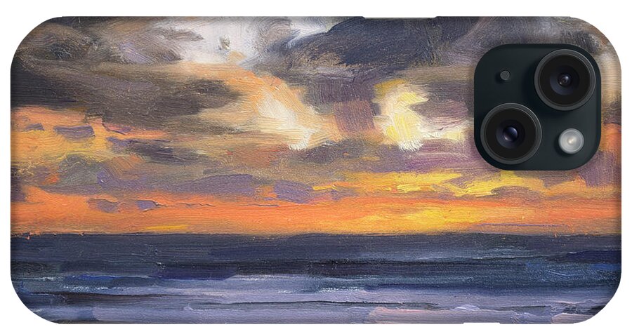 Coast iPhone Case featuring the painting Eventide by Steve Henderson