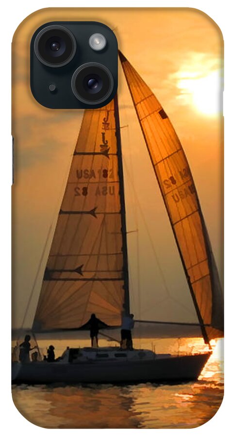 Sailboat iPhone Case featuring the photograph Every Once In A While by Xine Segalas