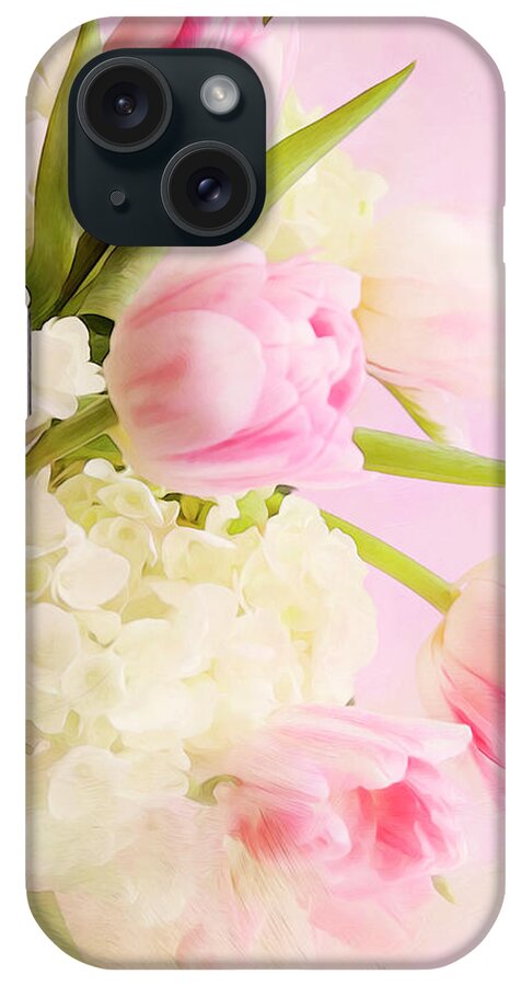 Tulips iPhone Case featuring the photograph Except For Flowers by Theresa Tahara