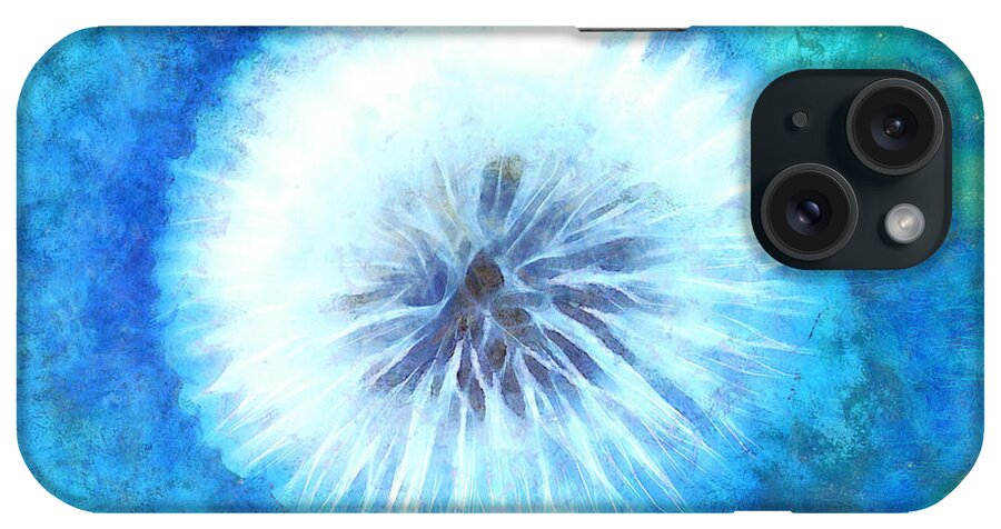 Dandelion iPhone Case featuring the digital art Exist In Magic by Krissy Katsimbras