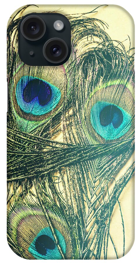 Exotic iPhone Case featuring the photograph Exotic eye of the peacock by Jorgo Photography