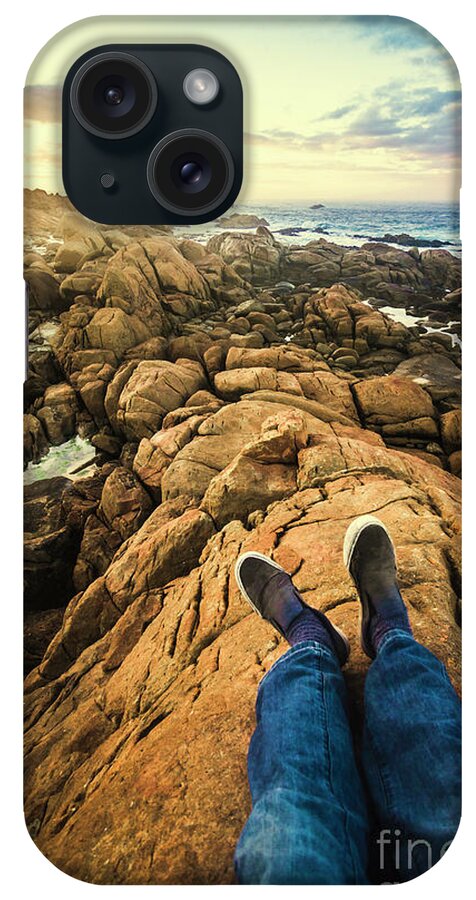 Granville iPhone Case featuring the photograph Exploring the beaches of Western Tasmania by Jorgo Photography