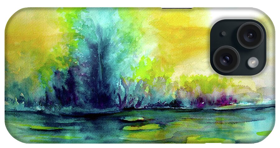 Expressive iPhone Case featuring the painting Expressive by Allison Ashton