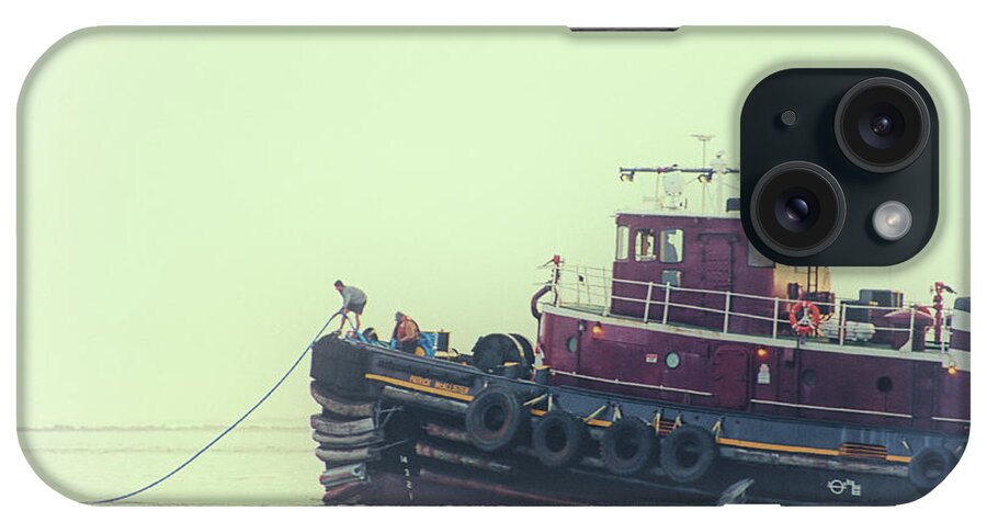 Tug Boat iPhone Case featuring the photograph Extend the Tow Line by Dale Powell