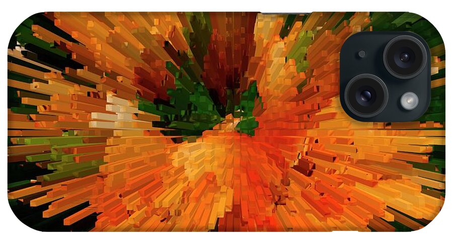 Abstract iPhone Case featuring the photograph Extrusion Abstract Series by Marcia Lee Jones