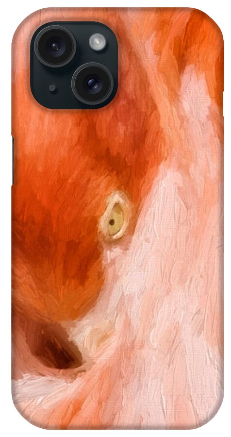 Africa iPhone Case featuring the photograph Eye of A Flamingo by Lana Trussell