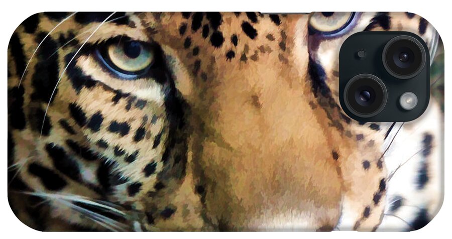 Leopard iPhone Case featuring the photograph Eye Of The Leopard by Athena Mckinzie
