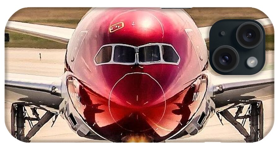 Bertazertyplanes iPhone Case featuring the photograph Eye To Eye With A B787 Is A Mighty by Thomas Linner