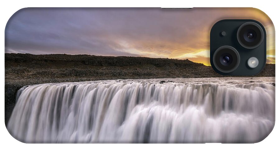 Dettifoss iPhone Case featuring the photograph Face Of Dettifoss by Michael Ver Sprill