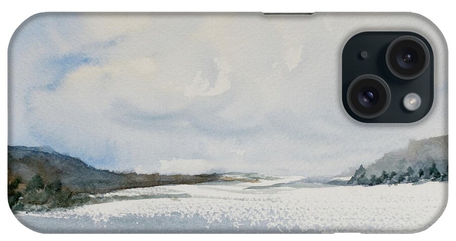 Afternoon iPhone Case featuring the painting Fair Weather or Foul? by Dorothy Darden