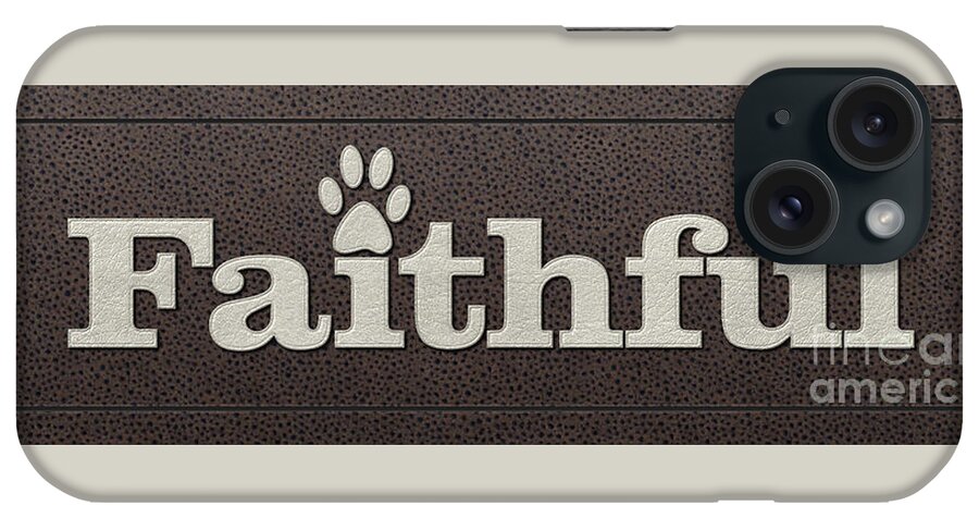 Faithful iPhone Case featuring the photograph Faithful Leather on Leather by Tim Wemple
