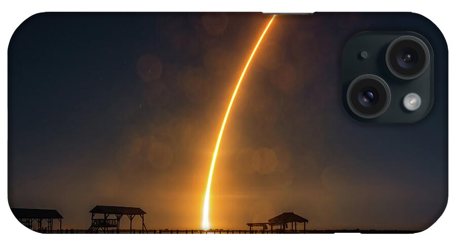 Atlantic Ocean iPhone Case featuring the photograph Falcon 9 Night Launch by Norman Peay