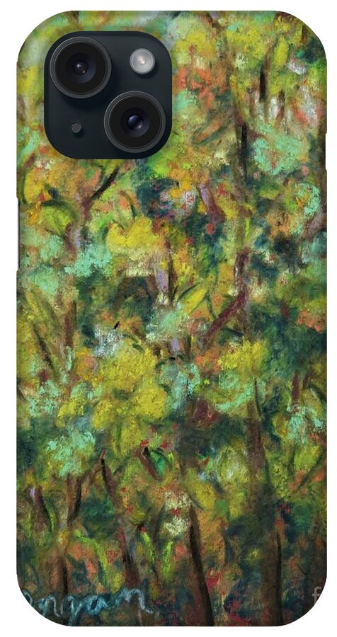 Fall iPhone Case featuring the painting Fall Colors by Laurie Morgan