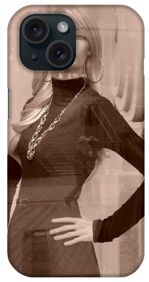 Mannequins iPhone Case featuring the photograph Fall Fashion Mode by Saad Hasnain