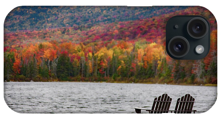 #jefffolger iPhone Case featuring the photograph Fall foliage at Noyes Pond by Jeff Folger