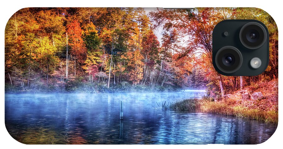 Appalachia iPhone Case featuring the photograph Fall on the Lake by Debra and Dave Vanderlaan