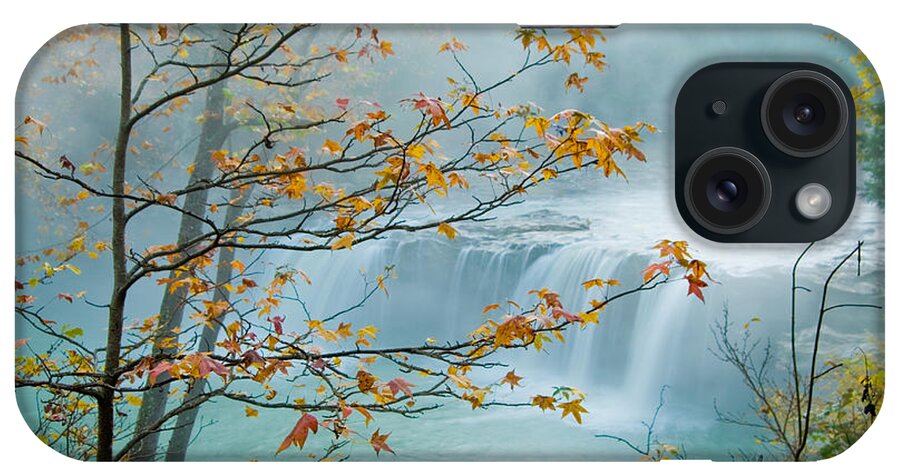 Waterfall iPhone Case featuring the photograph Falling Falls by Iris Greenwell