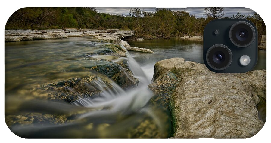 Mckinney Falls iPhone Case featuring the photograph Texas Hill Country Falls by Jonathan Davison