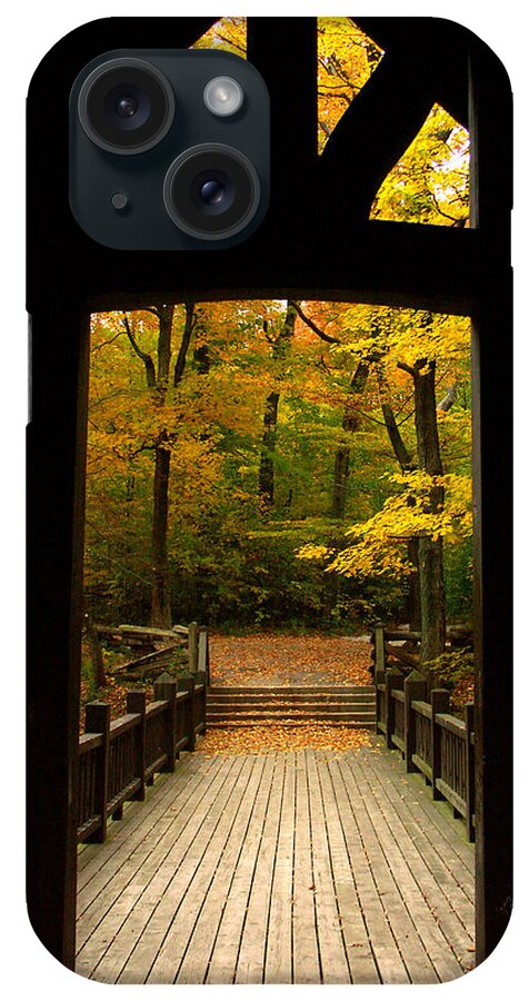 Fall Colors iPhone Case featuring the photograph Fall's Stained Glass by Thomas Pipia