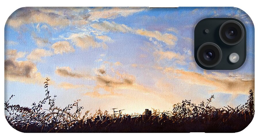 Landscapes iPhone Case featuring the painting Far horizons by Michelangelo Rossi