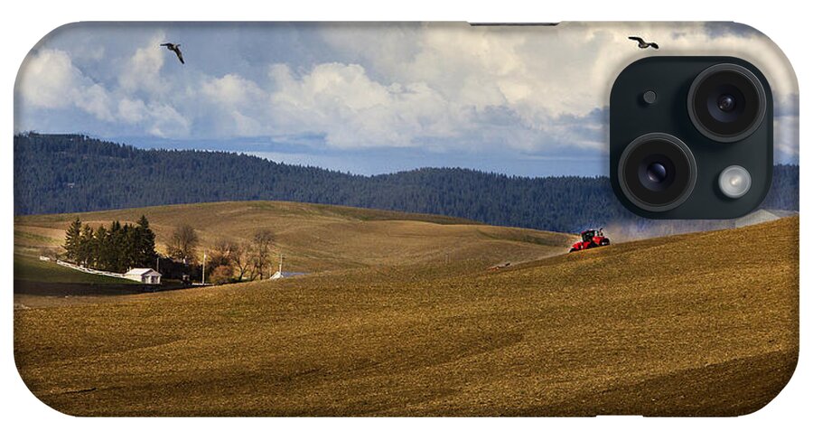 Farming iPhone Case featuring the photograph Farming in Idaho by Sam Sherman