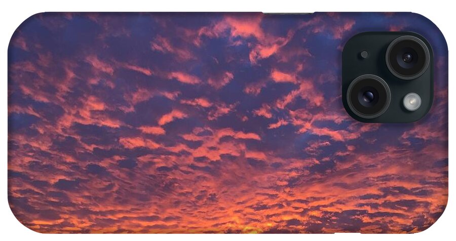 Saint Simons Island iPhone Case featuring the photograph February 2015 Sunset on SSI by Leigh Bandy