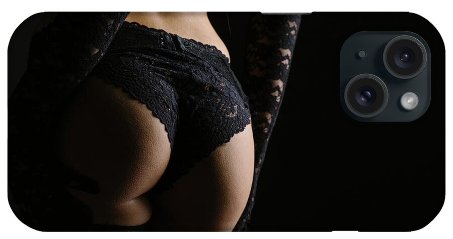 Woman iPhone Case featuring the photograph Female erotic lingerie by Jelena Jovanovic