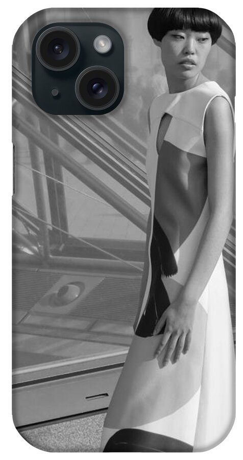 Street Photography iPhone Case featuring the photograph Female Model by Matthew Bamberg