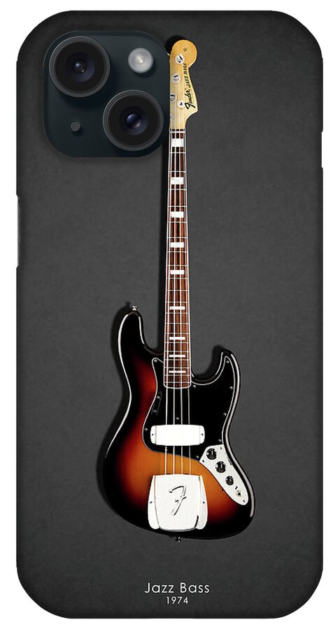 Fender Jazzbass iPhone Case featuring the photograph Fender Jazzbass 74 by Mark Rogan