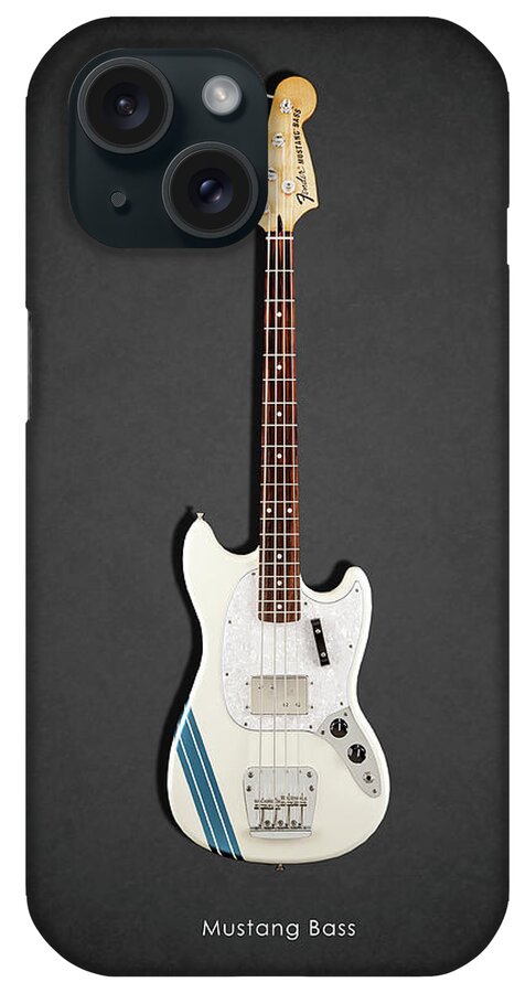 Fender Mustang Bass iPhone Case featuring the photograph Fender Mustang Bass by Mark Rogan