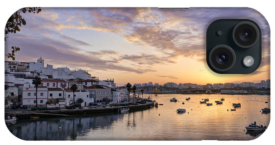 Portugal iPhone Case featuring the photograph Ferragudo sunset 1 by Mikehoward Photography